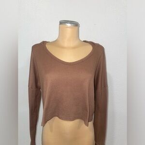 Fashion Nova Brown Crop Top